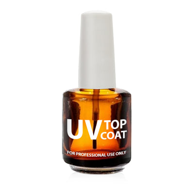 Cre8tion Empty Glass  Bottle .5oz. 360 pcs./case 'UV Top Coat'