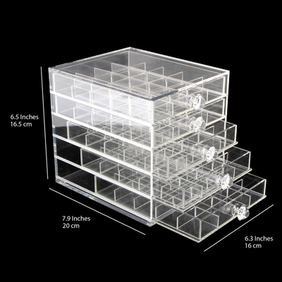 Cre8tion Acrylic Accessory Clear Box - 150 Grids