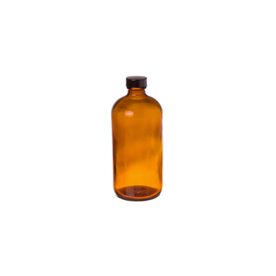 Cre8tion Amber Glass Bottle 16oz 12 pcs./case