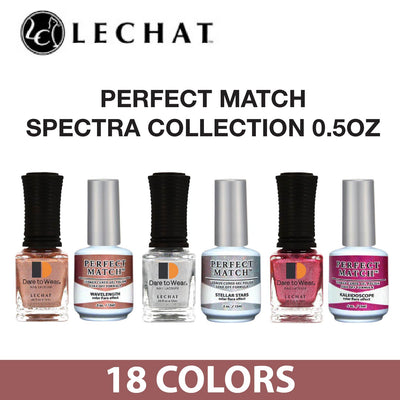 Lechat Perfect Match Soak Off Gel 0.5 oz. - Spectra Collection 108 pcs./case
