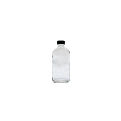 Cre8tion Clear Glass Bottle 8oz. - 12 pcs./case