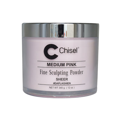 Chisel Acrylic Powder - Medium Pink 12oz