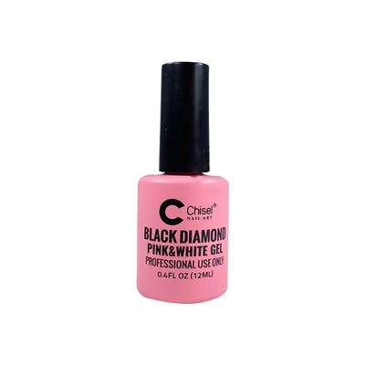 Chisel Diamond - Pink and White Gel 0.5oz