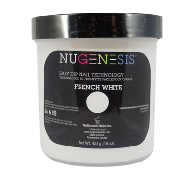 Nugenesis Dip Powder Pink&White - French White 16oz