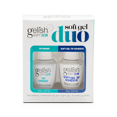 Gelish Soft Gel Duo - Includes Soft Gel Tip primer 15ml and Soft Gel Tip Adhesive 15ml