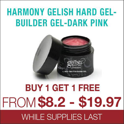 Harmony Gelish Hard Gel - Builder Gel - Dark Pink - Buy 1 get 1 Free