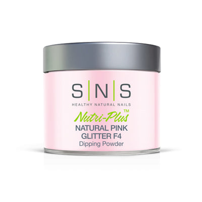 SNS Dip Powder Natural Pink Glitter F4 4oz