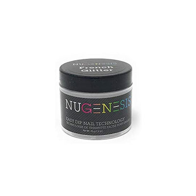 Nugenesis Dip Powder Pink&White - French Glitter 2oz
