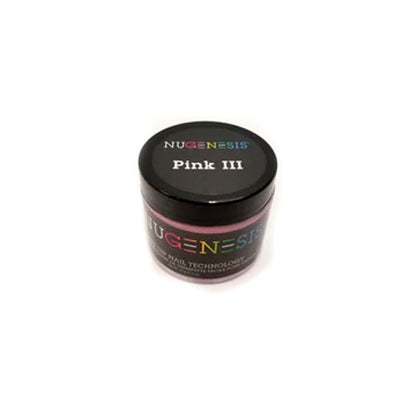 Nugenesis Dip Powder Pink&White - Pink III (Natural Pink) 2oz
