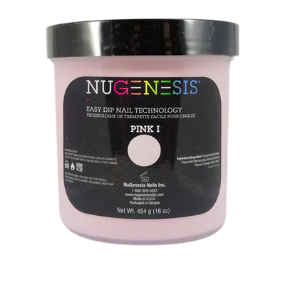 Nugenesis Dip Powder Pink&White - Pink I (Natural Pink) 16oz