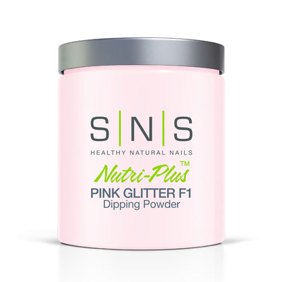 SNS Dip Powder Pink Glitter F1 16oz