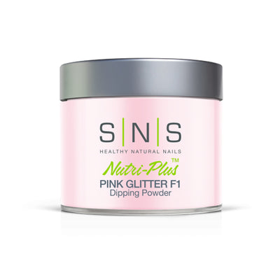 SNS Dip Powder Pink Glitter F1 4oz