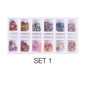 Cre8tion Nail Art - Colorful Sequins Box 01 12 Styles