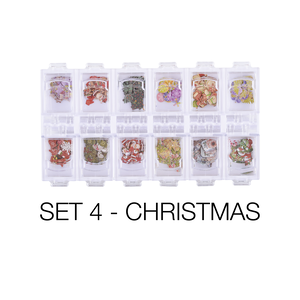 Cre8tion Nail Art - Colorful Sequins Box 04 Christmas 12 Styles