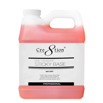 Cre8tion Nail Lacquer - Sticky Base Air Dry 32oz 12pcs/case