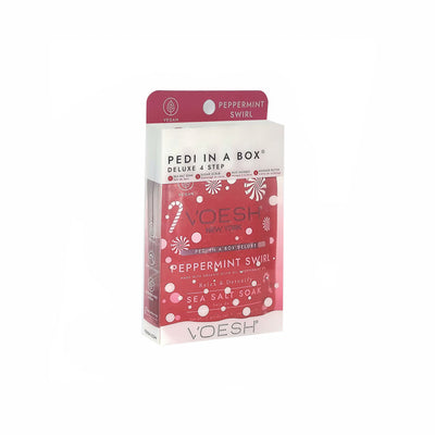 Voesh 4 step spa pedicure - Peppermint Swirl  **LIMITED**